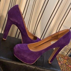 10M Steve Madden Purple platform tall heel